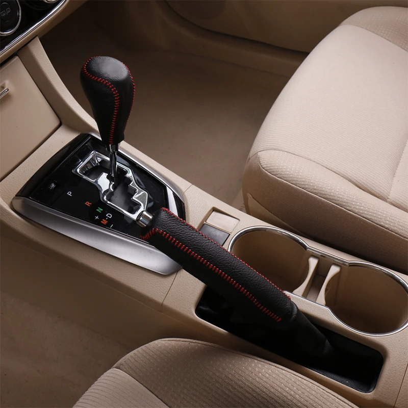 Для toyota corolla 2014 2018 кожаная центральная консоль переключения передач декоративный