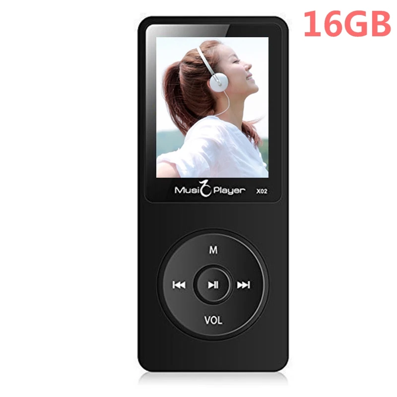 

2019 Newest 16GB MP3 Player with Speaker 1.8 Inch Screen can play 80 hours MP3 Music Player with FM Radio, Supports SD Card