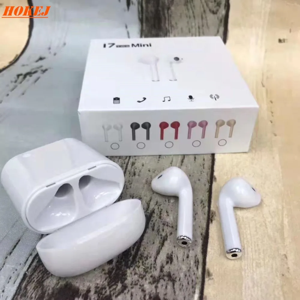 

HOKEJ i7Mini wireless Bluetooth stereo headset headset with charging box microphone for Iphone millet universal smartphone