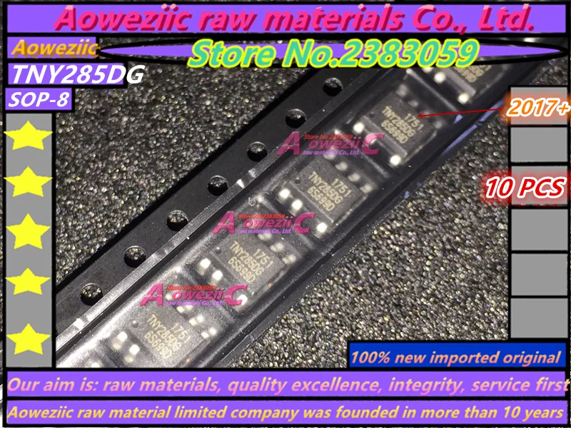 Aoweziic 2018 + 100% новая импортная оригинальная TNY280PN TNY285PG DIP-7 TNY280GN TNY285DG соп-7 чип питания TNY280 TNY285