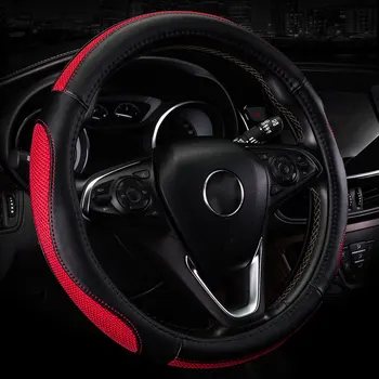 

New car steering wheel cover Anti-Slip Automotive styling for lincoln mks mkx mkc mkz saab 93 95 97 porsche cayenne s gts macan