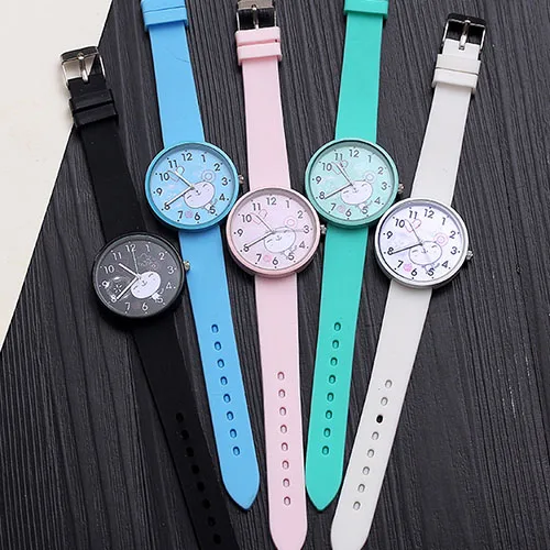 JBRL брендовые простые детские часы для девочек детские наручные часы Мода кварц наручные часы для девочки Сюрприз подарок