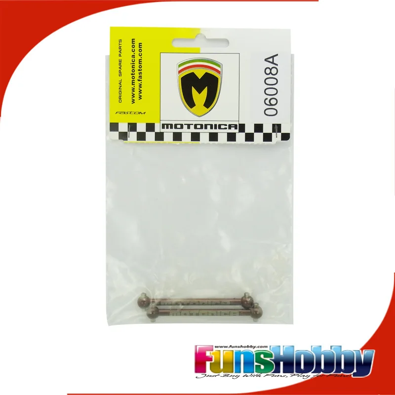 Steel rear swing shaft with Motonica Logo (2 pcs) #06008AR02 EXCLUDE SHIPMENT Steel rear swing shaft with Motonica Logo (2 pcs) #06008AR02 EXCLUDE SHIPMENT