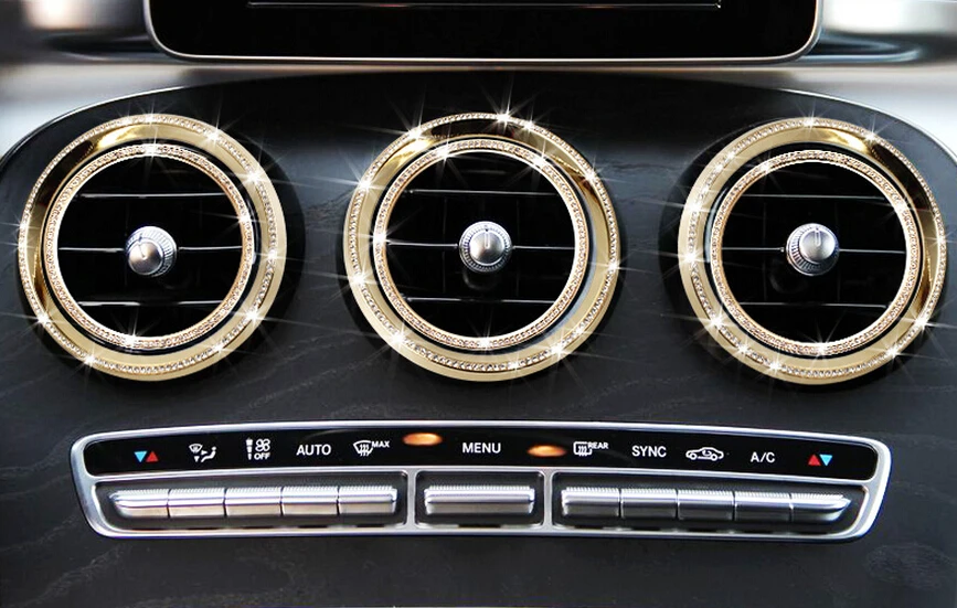 Air Condition Outlet Cover Trim For Mercedes Benz GLA CLA GLC C Class Accessories,Car Styling