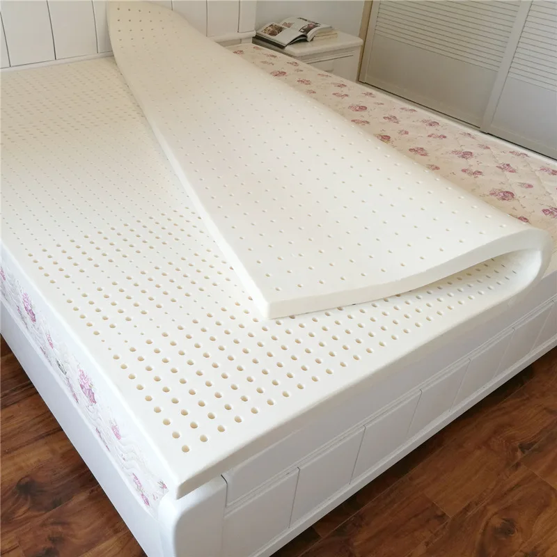 7.5CM Thickness Tatami Mat Natural Latex Mattress Cervical Vertebra Single Double Bed Twin Queen Size Sleeping Bed Mattress