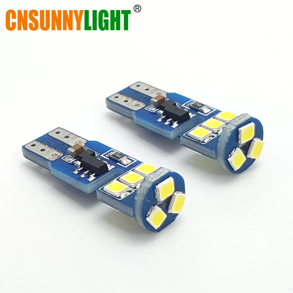 CNSUNNYLIGHT T10 W5W Canbus No Error 3528 9SMD LED Light Wedge Bulbs High Power Led Car Parking Fog Auto Clearance Lighting 12V (3)