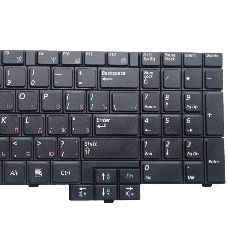  GZEELE  RU laptop Keyboard for Samsung R525 R519 NP-R519 R719 NP-R719 R618 R538 P580 R528 R530 RU B