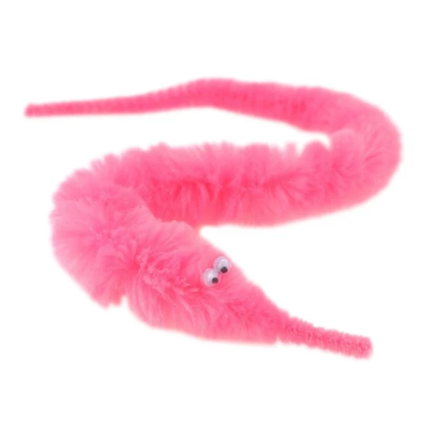 2Pcs funny magic  worm  fuzzy and soft cute to 4H 