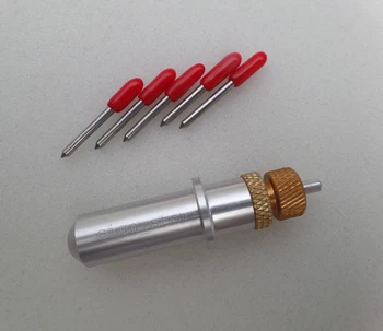 

1pc Gcc Signpal Cutting Plotter Blade Holder +5pcs HQ 45 Degree Roland Vinyl Cutter Blades