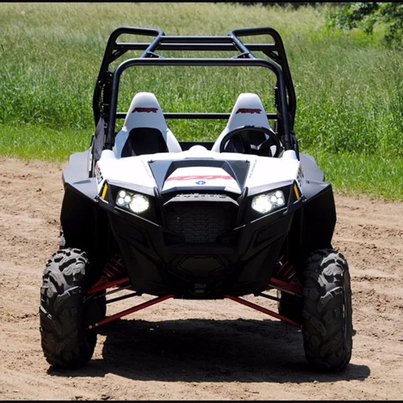 Аксессуары для ATV, светодиодный фонарь для Atv, фары Polaris RZR XP, 900, светодиодный фонарь Polaris RZR 800, светодиодный черный проектор, фары