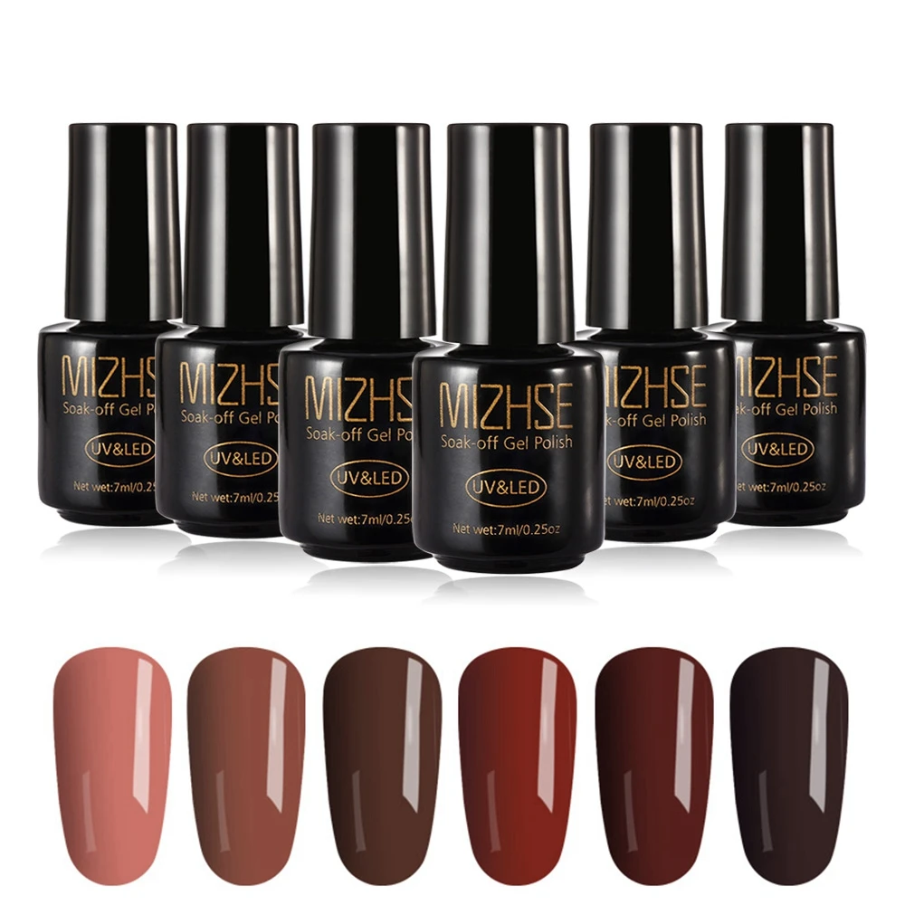 MIZHSE 7 мл УФ-гель для ногтей набор все для маникюра Полупостоянный Vernis верхнее покрытие УФ ПРАЙМЕР основа для ногтей гель для ногтей - Цвет: P50
