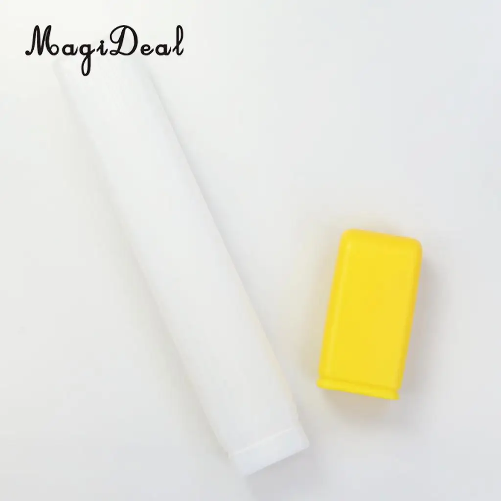 41x6cm Plastic Clear Knitting Needle Crochet Hook Tube Case Holder Storage Case 