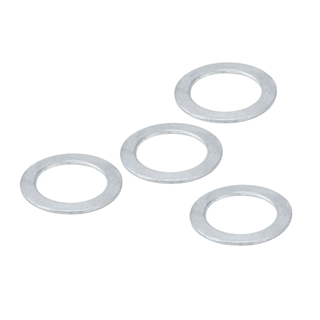 4 Pieces Durable Road Bike Stainless Flat Washer Bike Pedal Gasket Spacer Washer