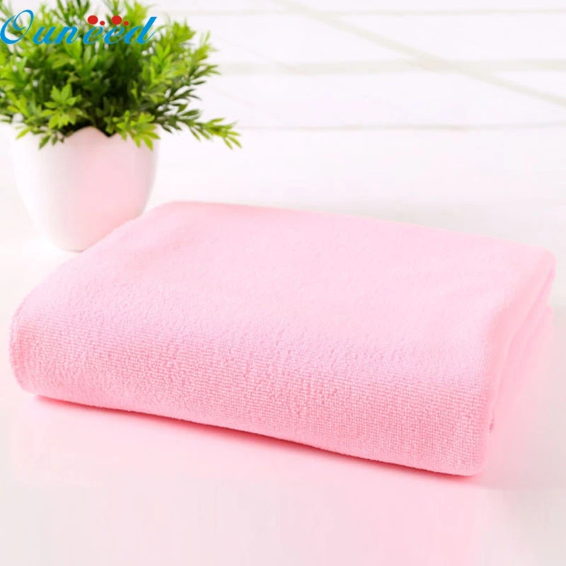 Ouneed Happy home Красочные 70x140 см Абсорбент микрофибра сушки для ванной пляжное полотенце Мочалка для душа