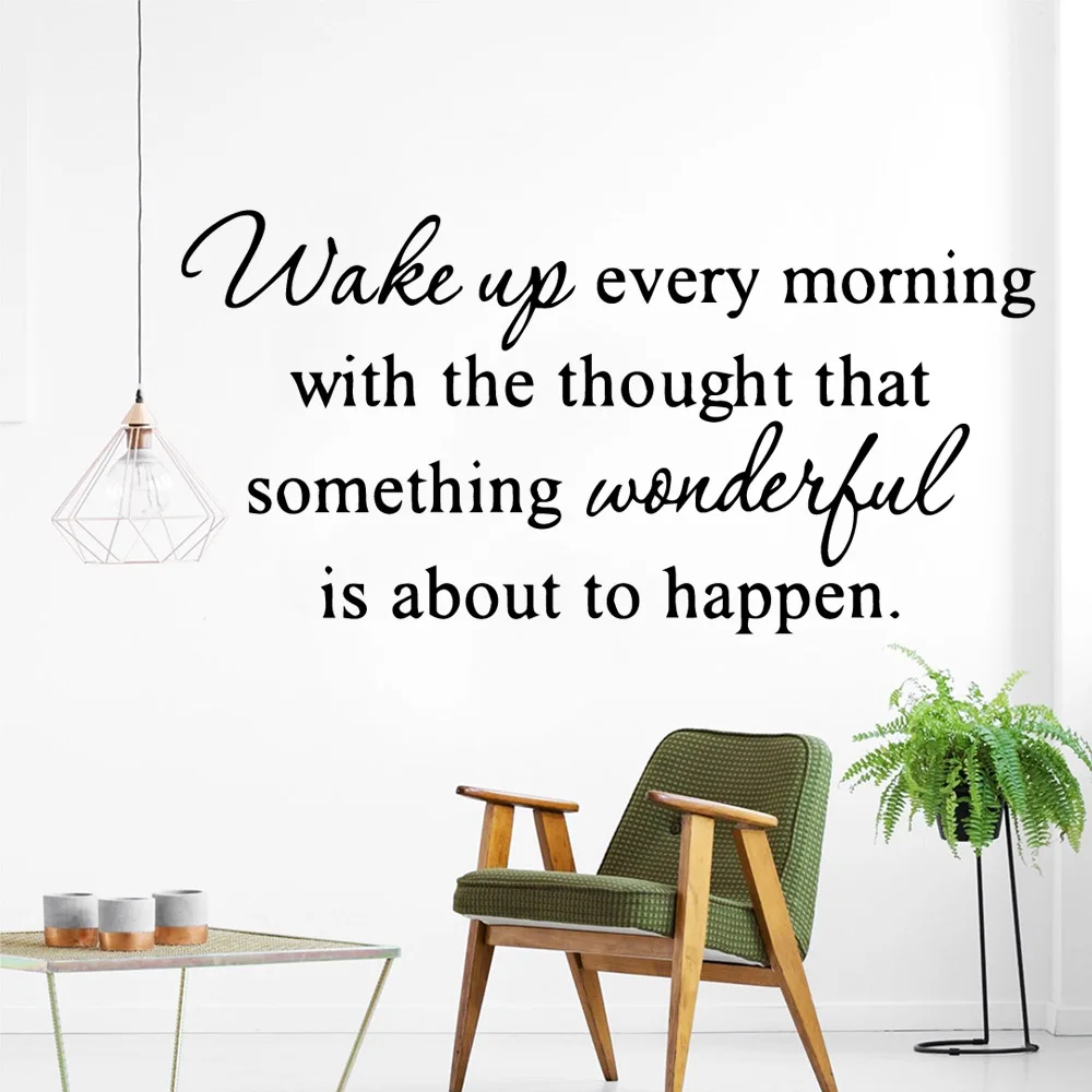 

Free shipping wonderful happen quotes Wallpaper Home Decoration Wall Sticker Removable Wall Sticker Bedroom Nursery Decoration