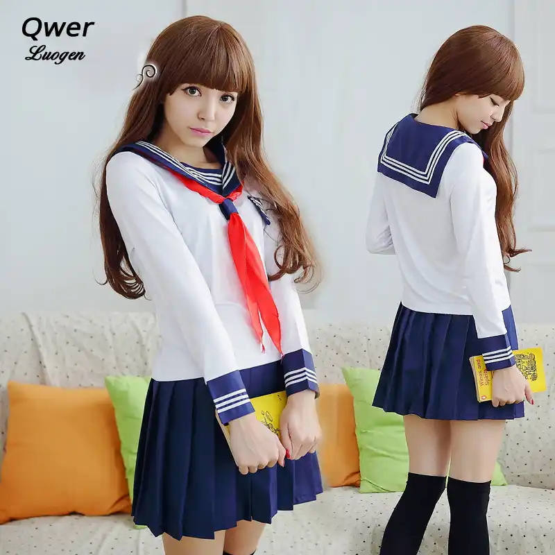 女の子日本の学校の制服 Jk セーラー長袖 Tシャツプレッピースタイル大学生のセクシーなスーツのスカートの女性コスプレ衣装 School Uniform School Uniform Stylesstyle School Uniform Aliexpress 女の子日本の学校の制服 Jk セーラー長袖 Tシャツプレッピースタイル大学生のセクシーなスーツのスカートの女性コスプレ衣装 School Uniform School Uniform Stylesstyle School Uniform Aliexpress