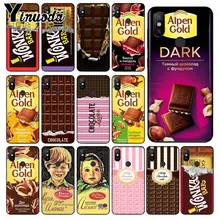 Yinuoda alenka wonka bar alpen oro chocolate funda de teléfono de TPU blanda para xiaomi mi 6 8 se note2 3 mi x2 redmi 5 5plus Nota 4 5