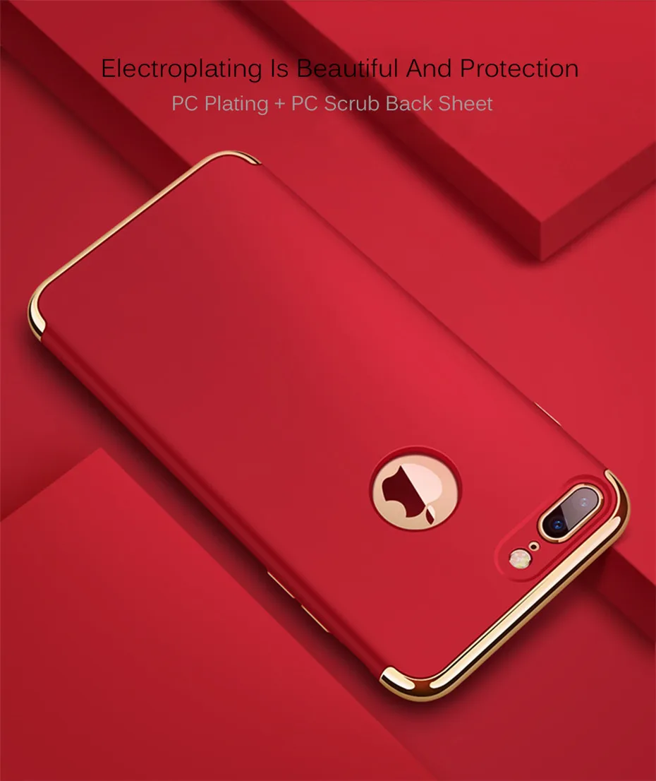 MOUSEMI For iPhone 7 6 6S 5 5s se 8 Plus X Hard Plastic Cases Full Cover Ultra Thin Phone Cases On For iPhone 6 8 6 s Back Cover (4)