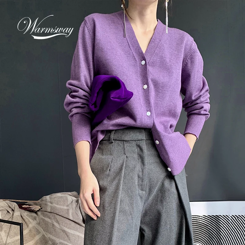 

Knitted Cardigan sweater 2019 Autumn Women Simple Solid Straight Bottom Wearing sweater Fashion Cardigan for Female C-112