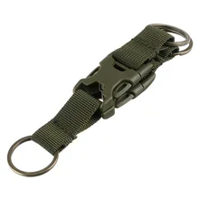 Nylon Backpack Belt Buckled Hook Three Rings Multifunctional Combination Sports Bag Accessories Clip Key Ring Holder