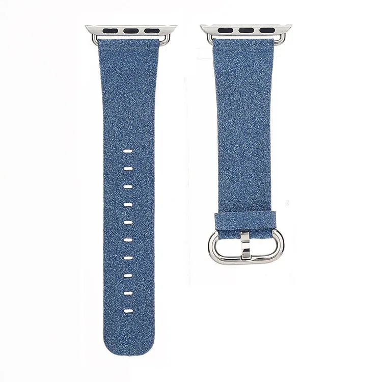 BOX-W для Apple Watch Band Series 4 3 2 1 кожаный блестящий браслет сменный ремешок iWatch |