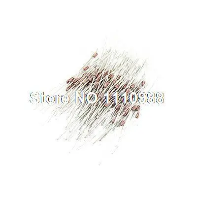 

100 Piece 1K Ohm 1/4W Radial Lead Carbon Film Resistors