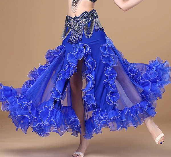 2017 New Arrivals 5 Colors Bellydance Skirt Belly Dancing Long Waist