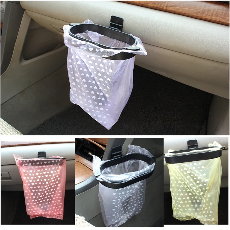 Portable Large Capacity Thick Auto Trash Bag Universal Car Organizer
