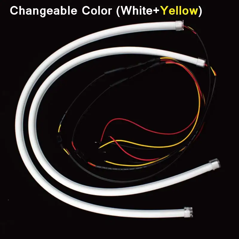 2pcs-Pair-30cm-6W-Daytime-Running-Light-Strip-Whtie-Yellow-Red-Blue-Available-Flexible-Headlight-DRL