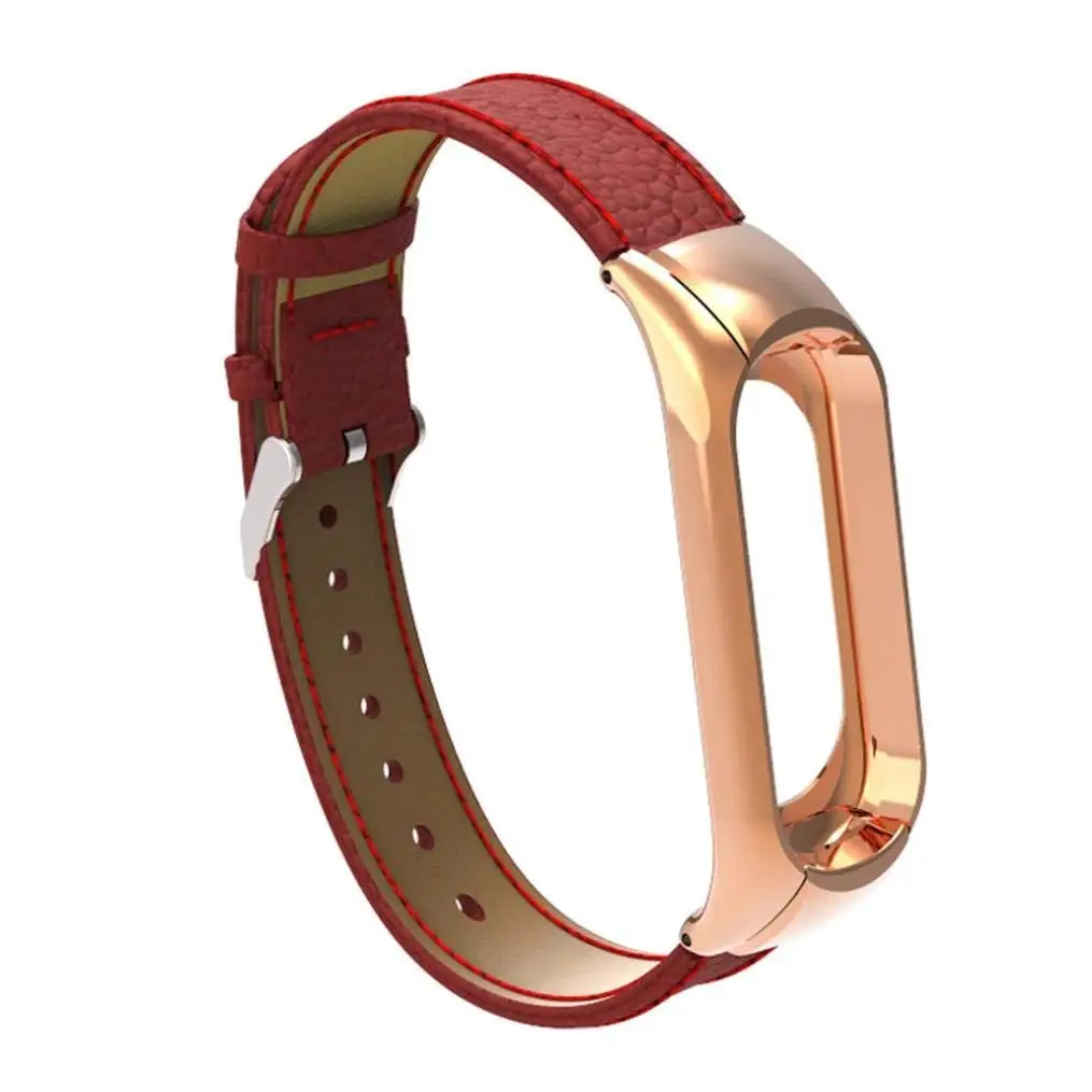 Модный легкий кожаный ремешок для Xiaomi Mi 3 Смарт-часы браслет для Xiaomi Mi 3 Кожаный ремешок на запястье
