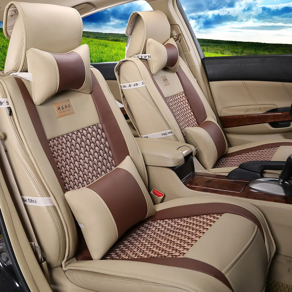 TO YOUR TASTE auto accessories leather CAR SEAT COVER for Nissan QASHQAI SYLPHY MARCH GENISS Blue Bird Pathfinder cushion health |