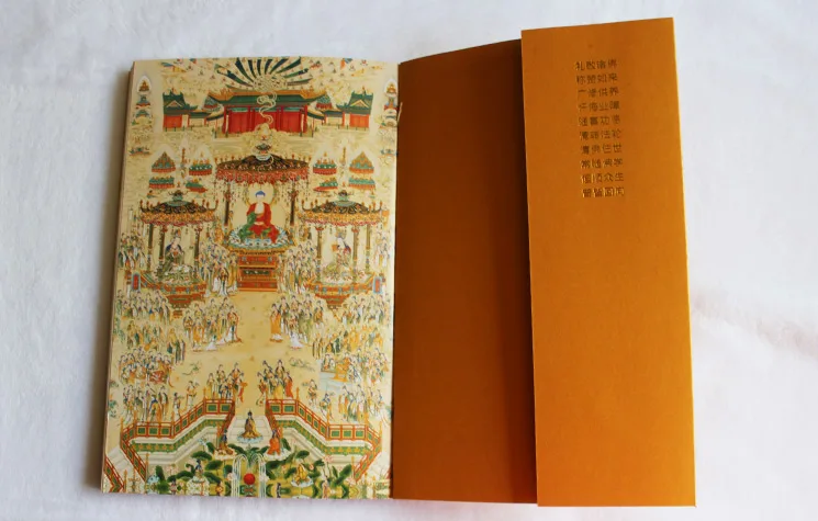 Будда говорит о бесконечной жизни Сутра с Пином Инь/Буддийские книги в китайском
