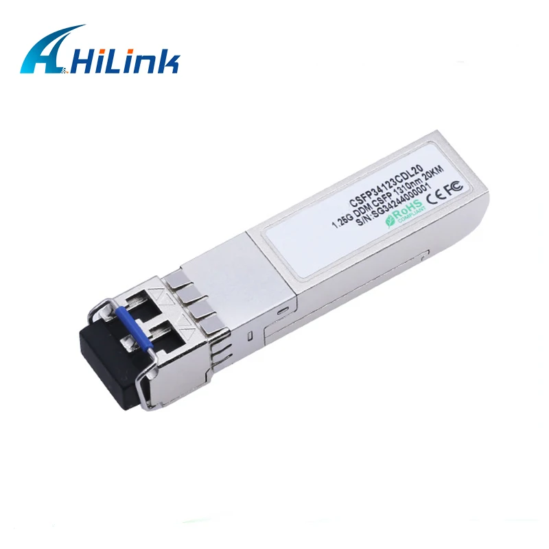 

CSFP-GLC-2BX-U 1.25G TX1310/RX1490nm 20km ddm, CSFP Module