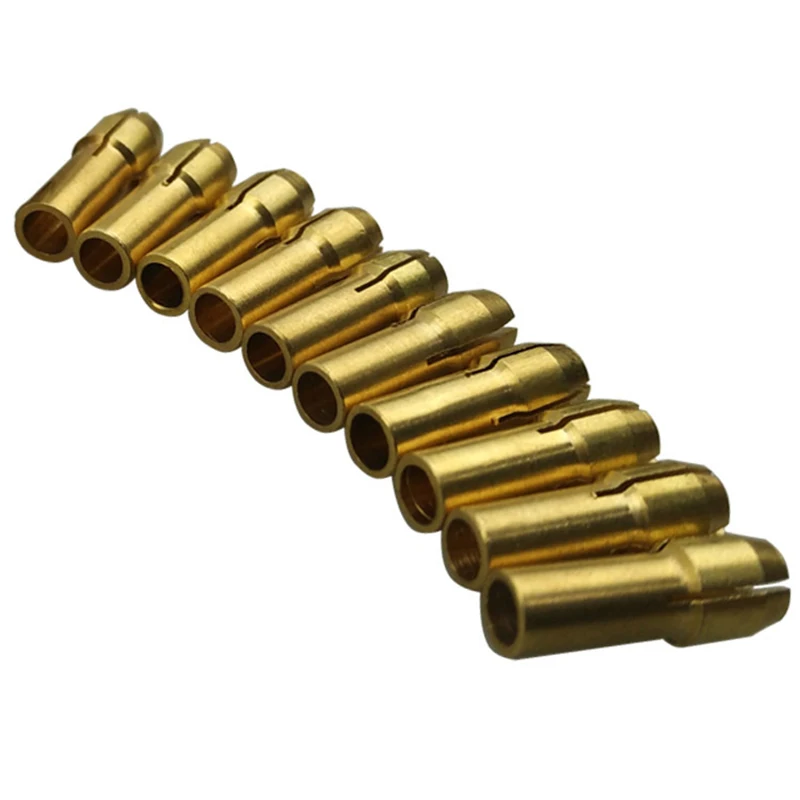 

10Pcs 0.5-3.2mm Micro Twist Hand Drill Kit Chuck Electric Drill Bit Collet 4.8mm