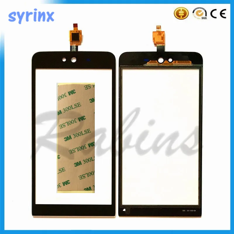 SYRINX 5.0 &quot touchscreen For Micromax Q338 Blot touch screen digitizer front glass lens panel sensor replacement free 3m tape |
