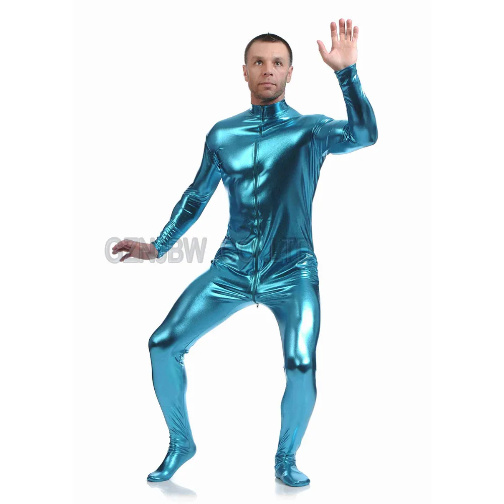 Костюм для косплея Zentai из искусственной кожи взрослых костюм Хэллоуина с