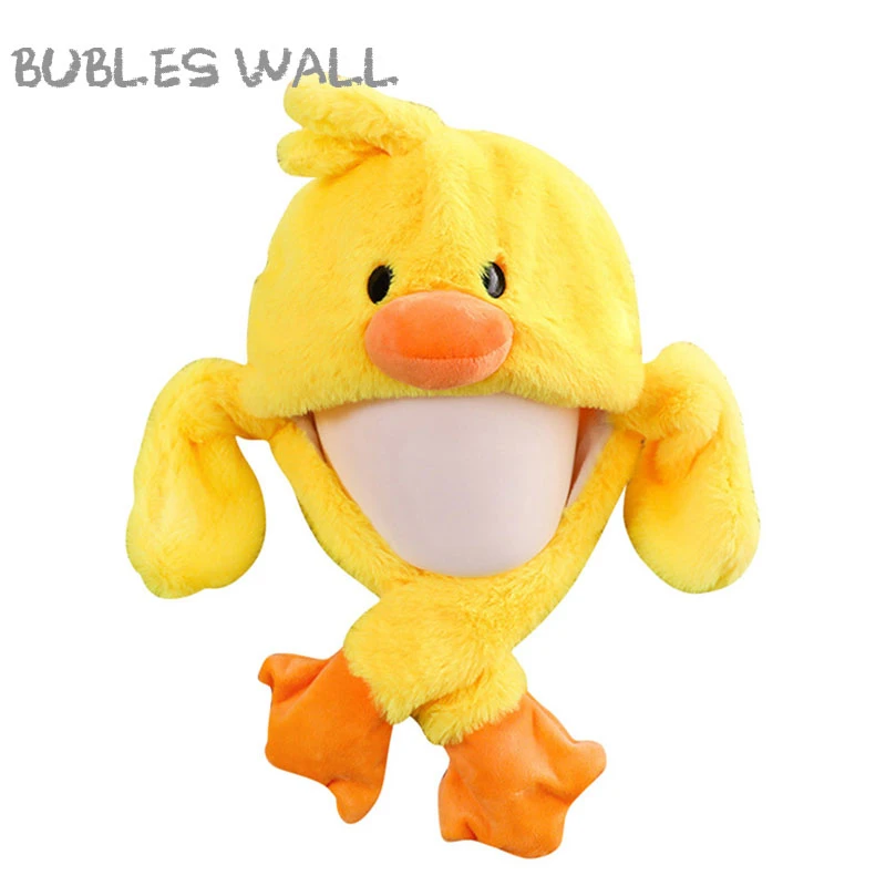 Boneka Bebek Lucu Mainan Hewan Topi Vertikal Bergerak Telinga Magnet Kantung Udara Cubit Tangan Hadiah Anak Anak Perempuan Laki Laki Boneka Dan Mewah Hewan Aliexpress