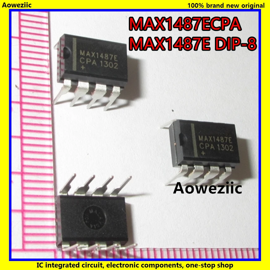 5 шт./лот MAX1487ECPA MAX1487E MAX1487 DIP-8 15kV ESD-Protected Slew-Rate-Limited Low-Power RS-485/RS-422 transceверов новинка |