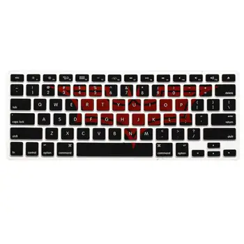 

New Keyboard Cover For MacBook Pro 13''-15'' Soft Pattern Keyboard Silicone Cover Case Protect Skin Drop Shipping l1114#2