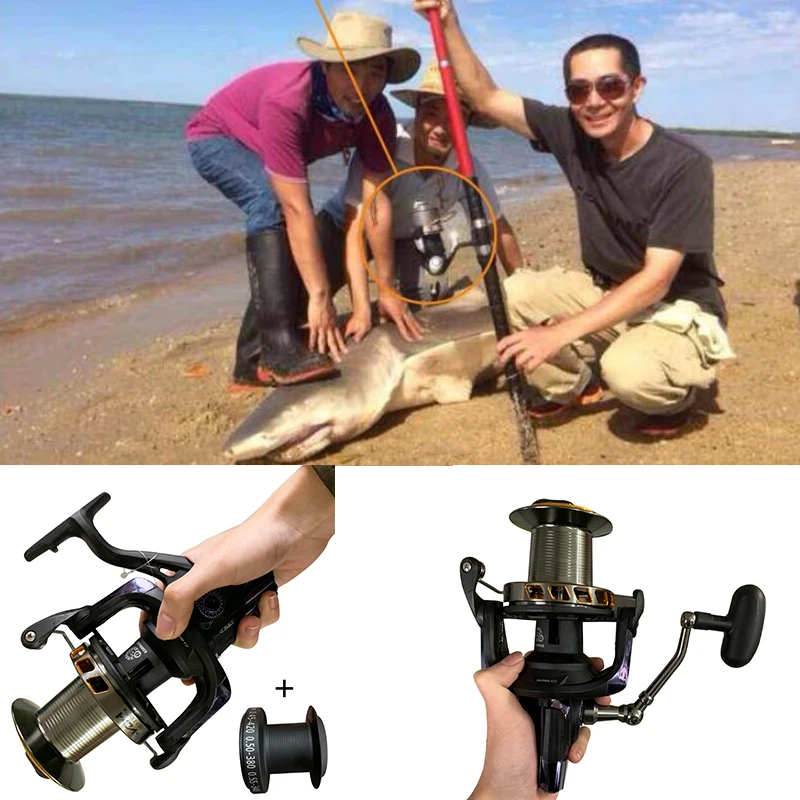 

Diwa Fishing Reels surf casting Reel Metal Carp Molinete Reel Shimano 9000-14000 Size One way Ball Bearings Big Trolling