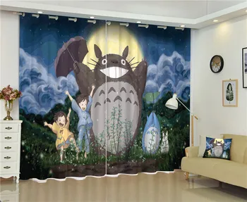 2017 Cartoon Blackout Window Drapes Luxury 3D Curtains For Living room Bed room Office Hotel Home Wall Tapestry 2017 Cartoon Blackout Window Drapes Luxury 3D Curtains For Living room Bed room Office Hotel Home Wall Tapestry
