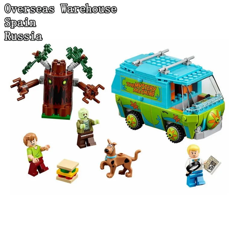

Mailackers Scooby Doo Mystery Machine Bus Model Building Blocks Compatible With Blocks Figures Toys For Child Birthday Gift