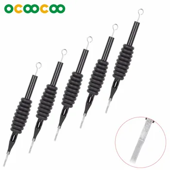 

(5PCS) Integrated Package Disposable Needle + Grip Tube 7F - Silver + Black (5PCS)