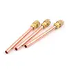MEXI 10pcs Air Conditioner Refrigeration Access Valves 6mm OD Copper Tube Filling Parts Replacements ► Photo 3/6