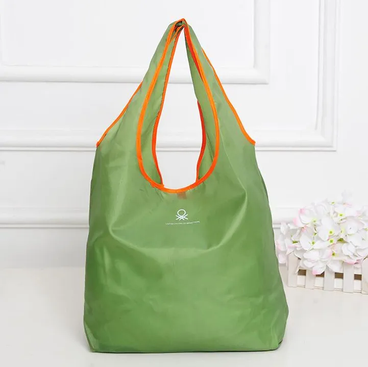 1PS Fation Folding Shopping Bag Environmental Protection Durable Multifunction HandBag Travel And Home Storage Bag Organizer