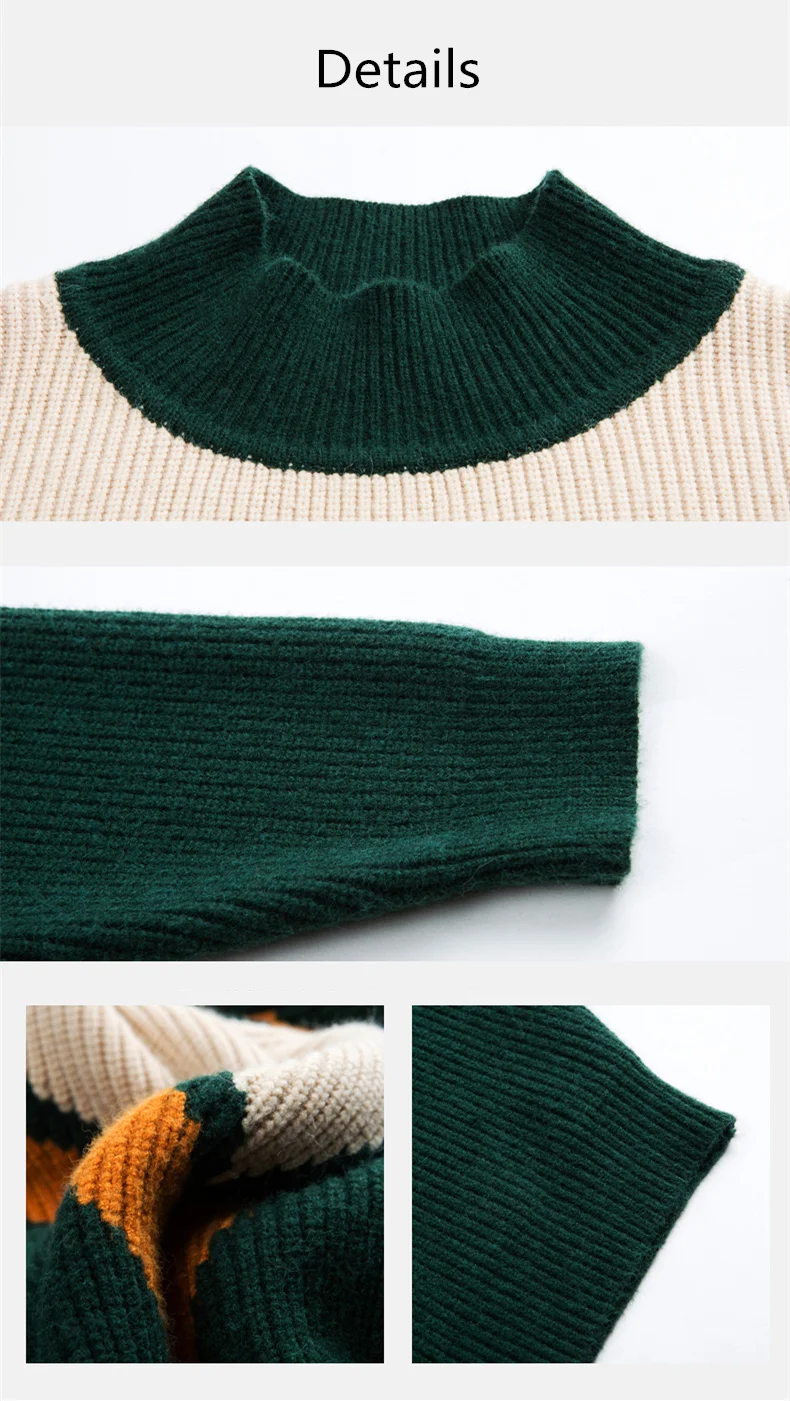 XJXKS зимняя одежда для женщин свитер плюс размеры джемпер Befree водолазка с рукавами «летучая мышь» толстый вязаный свитеры для женщи