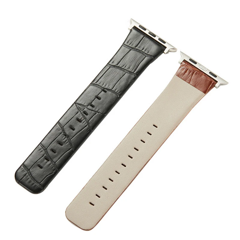 Кожаный ремешок для наручных часов iwatch серии 4/3/2/1 с адаптером селфи стик ремешком