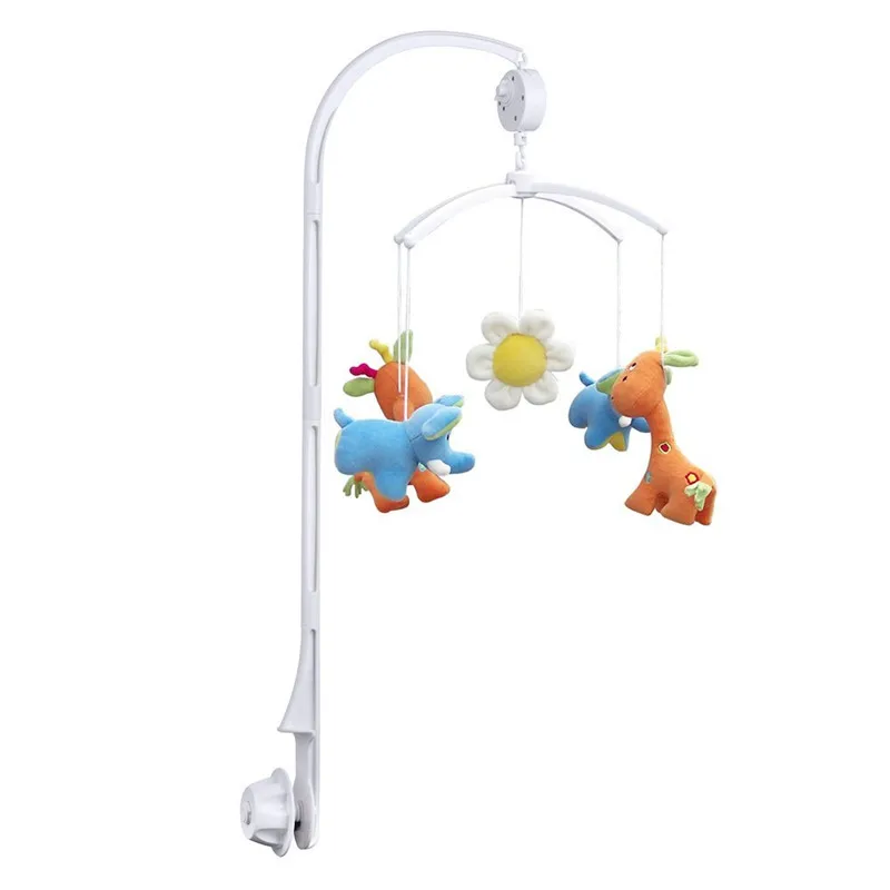 

White Rattles Bracket Set Baby Crib Mobile Bed Bell Toy Holder Arm Bracket With Wind-up Music Box Baby Children Toys Plastic
