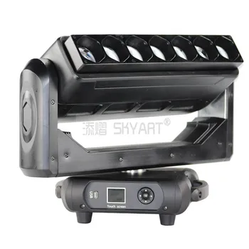 

Free Shipping With Flycase7x40w magic blade 4in1 pixel led moving head light