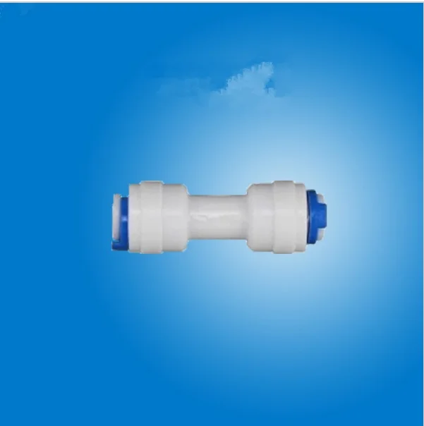 1/4" OD Tube Quick Pushfit Fitting Connection Aquarium RO Water Filter Reverse Osmosis Systemin